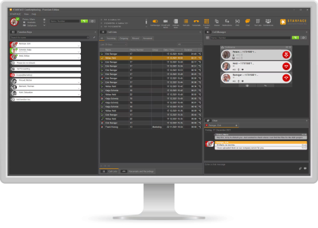 Starface Benutzeroberfläche